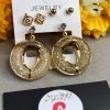 Golden earrings set
