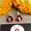 Red earrings