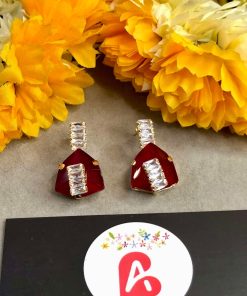 Red earrings