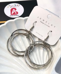 Silver earrings
