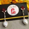 Red earrings