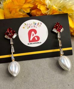 Red earrings