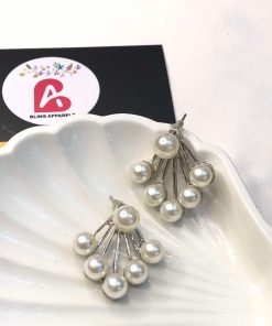 silver bead studs