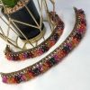 Multi gajra anklets pair