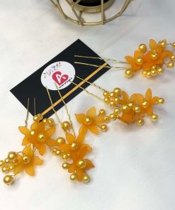 4 hair pins Golden
