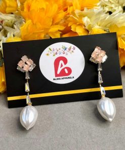 Pink earrings