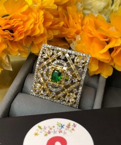 Green AD square ring