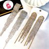 Golden and silver embellished earrings