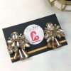 Champagne earrings