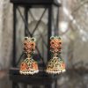 Nauratan earrings green