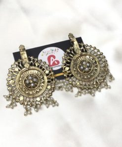 Afghani earrings pearl