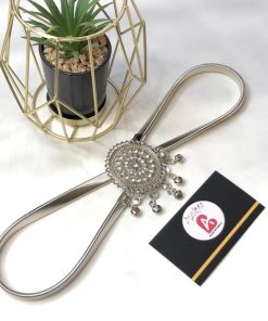 Silver coin belt
