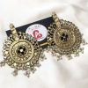 Afghani earrings black