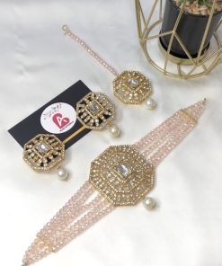 Embellished set pink