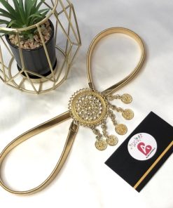 Golden coin belt