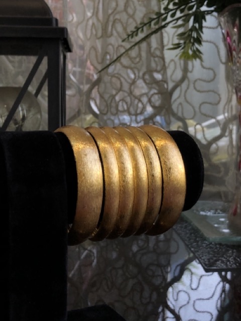 Golden bangles set
