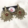 Afghani earrings red