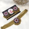 Oxidised set ruby