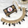 Kundan and Zircone set black