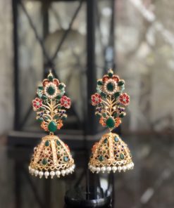 Nauratan earrings green