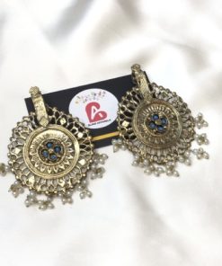 Afghani earrings blue