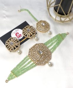Embellished set green