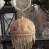 Embellished bag golden