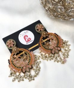 Nauratan earrings pink