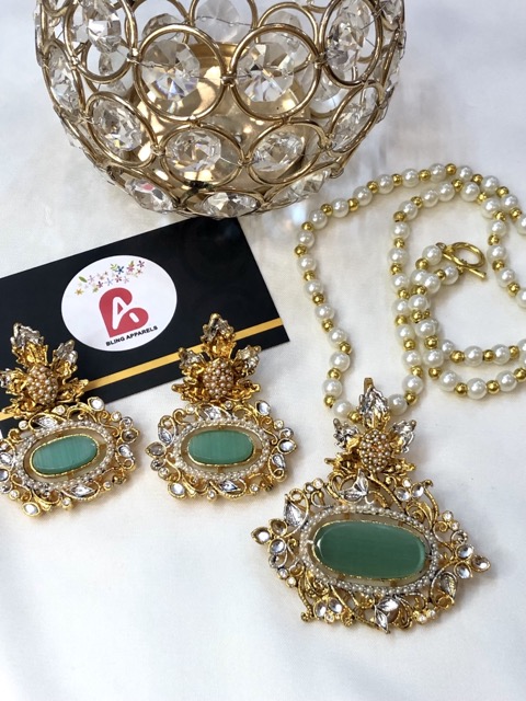 Turkish Mala Set mint green