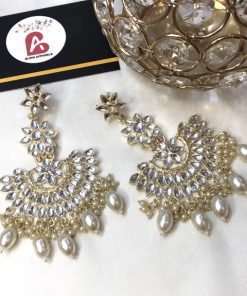 Uncut polki earrings