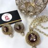 Turkish Mala Set mehroon