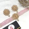 Kundan set pink