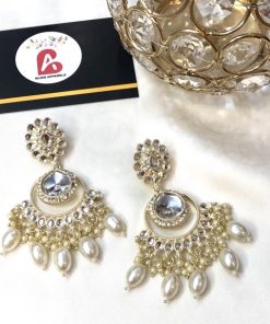 Uncut polki earrings