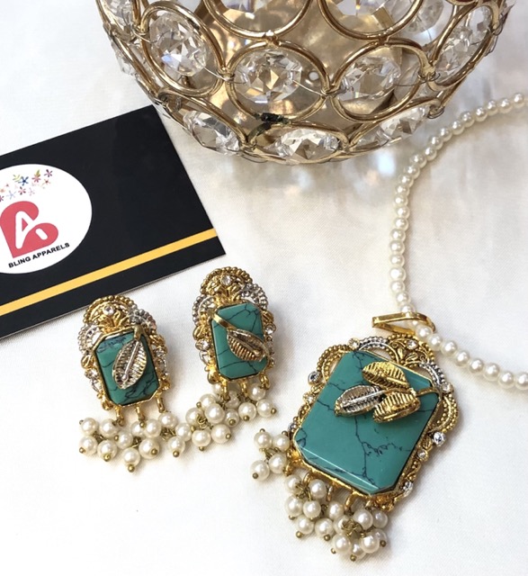 Turkish Mala Set turquoise blue