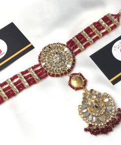 Kundan mathapatti red