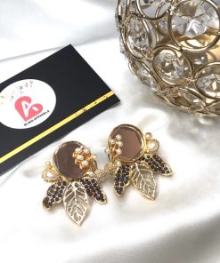 Champagne earrings
