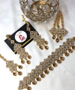 Embellished set champagne