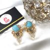 Light blue earrings