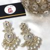 Uncut polki earrings