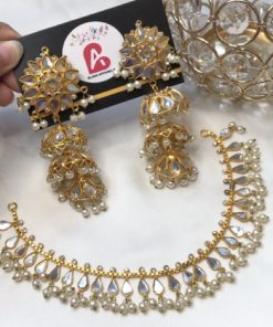 Kundan necklace Set