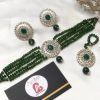 Kundan Choker Set green