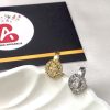 Zircone nose ring silver and golden