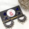 Antique earrings blue