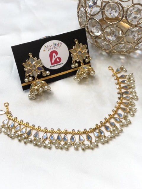 Kundan necklace Set