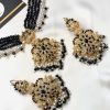 Kundan set black