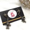 Oxidised earrings