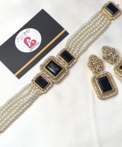 Embellished set black