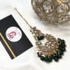 Kundan Bindiya Green