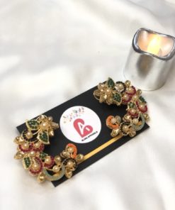 Cresent earrings pearl