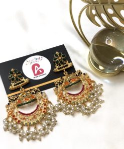 Nauratan earrings green